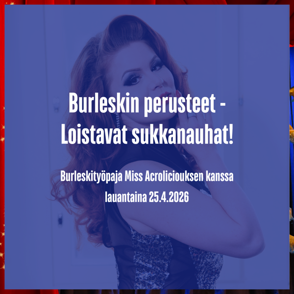Product image of  MISS ACROLICIOUS: Burleskin perusteet - Loistavat sukkanauhat!