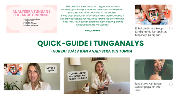 Product image of QUICK-GUIDE I TUNGANALYS: Hur du själv kan analysera din tunga!