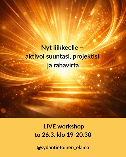 Product image of  Nyt liikkeelle – aktivoi suuntasi, projektisi ja rahavirta