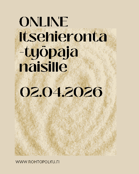 Product image of  Online itsehierontatyöpaja naisille 2.4. klo 18-19:30