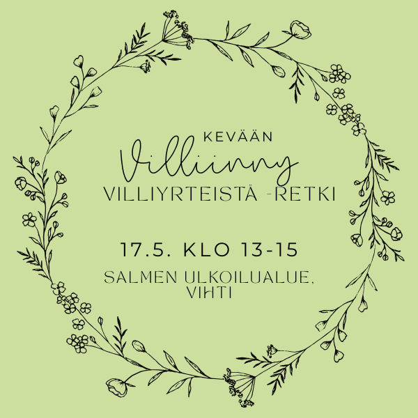 Product image of  17.5. SALMEN ULKOILUALUE / Villiinny villiyrteistä-retki