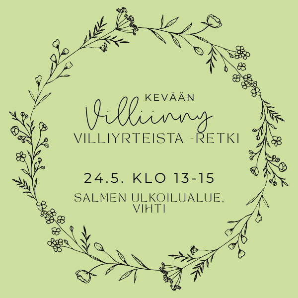 Product image of  24.5. SALMEN ULKOILUALUE / Villiinny villiyrteistä-retki