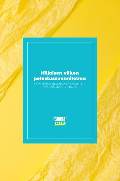 Product image of Hiljaisen viikon pelastussuunnitelma