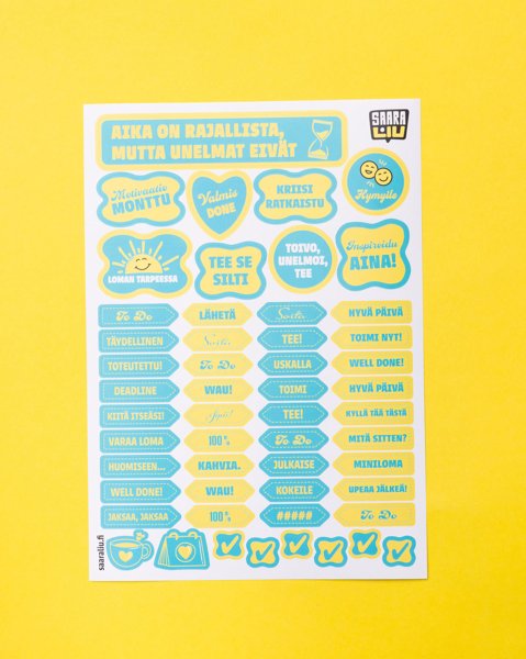 Product image of Rohkeus & tekemisen meininki - kalenteritarrat