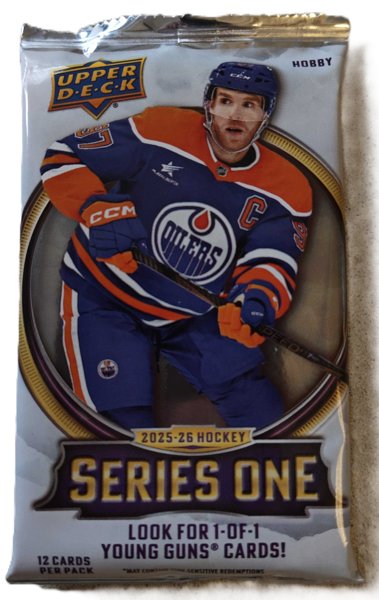 Product image of  2025-26 Upper Deck Series 1 Hockey Hobby [Pack]