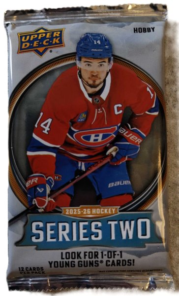 Product image of  2025-26 Upper Deck Series 2 Hockey Hobby [Pack]