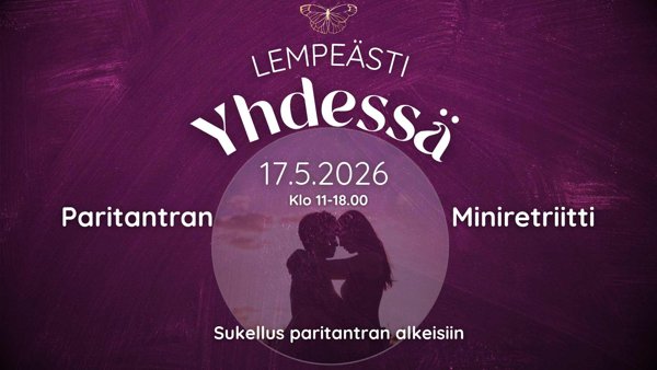 Product image of  Lempeästi yhdessä - Paritantran miniretriitti - EARLY BIRD
