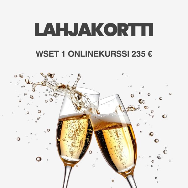 Product image of Lahjakortti WSET 1 Online viinikurssi