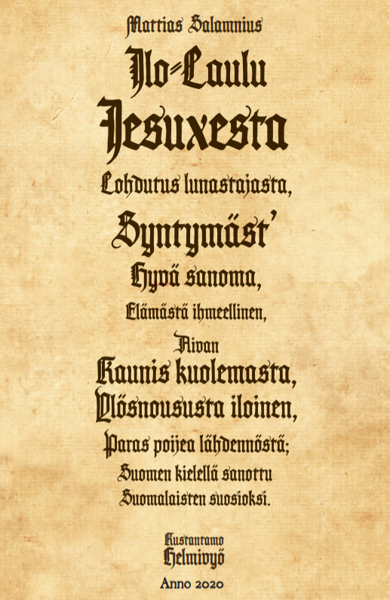 Product image of  Mattias Salamnius: Ilo-Laulu Jesuxesta