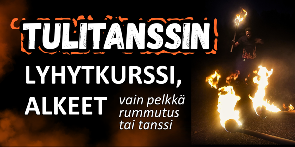 Product image of TULITANSSI (vain rummutus tai tanssi) / FIRE DANCE COURSE