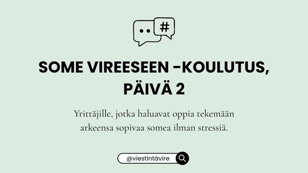 Product image of  Some vireeseen - Päivä 2