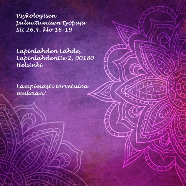 Product image of Psykologisen palautumisen työpaja