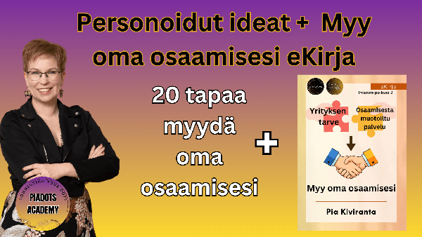 Product image of 20 tapaa myydä oma osaamisesi (personoitu)