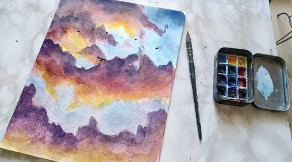 Product image of  11-13 4/4 Painting WS (include canvas, bookmark, cake, cafe)