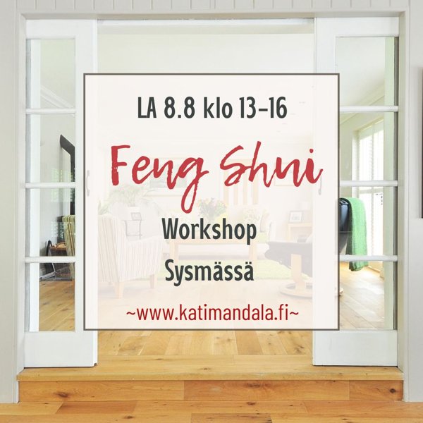 Product image of Feng Shui tutuksi, workshop Sysmässä