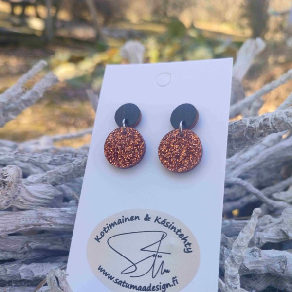 Product image of  TuplaPallot - Musta, KupariGlitteri