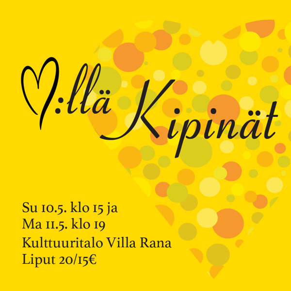 Product image of  Sydämellä Kipinät 11.5.2026 klo 19, pyörätuoli alennuslippu