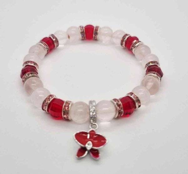 Product image of  Ruusukvartsi rannekoru, 16-17cm
