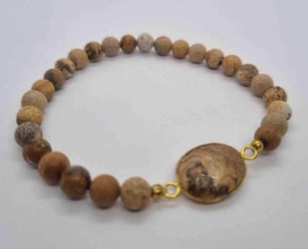 Product image of  Maisema(kuva)jaspis rannekoru, 18cm