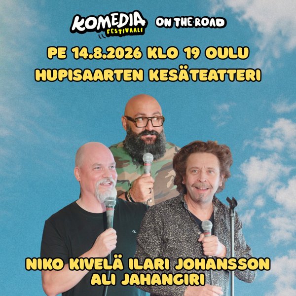 Product image of  Komediafestivaali On The Road | Oulu | Pe 14.8. klo 19