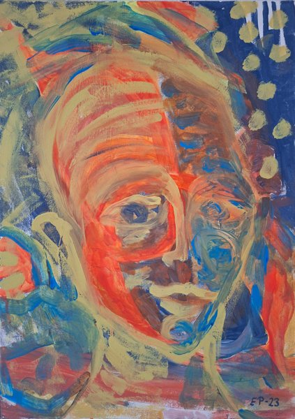 Product image of  Eija Peltola: Intiaani minussa (2023), 50x70 cm