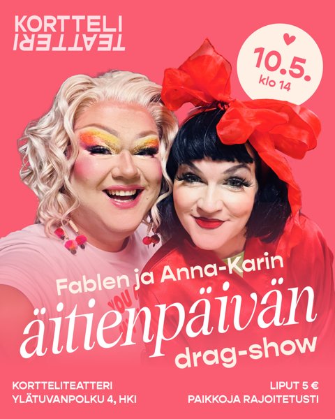 Product image of  Pääsylippu: Äitienpäivän drag-show! 10.5.