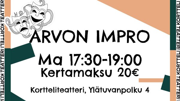 Product image of  Arvon impro ma 17:30-19:00