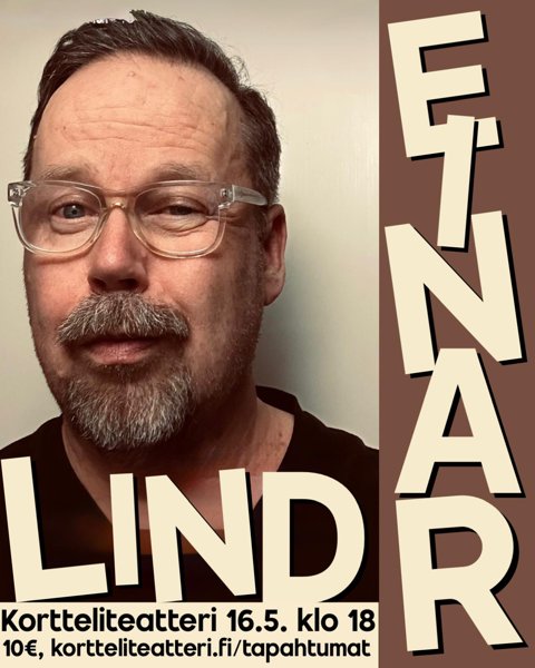 Product image of  Pääsylippu: Einar Lind la 16.5. klo 18