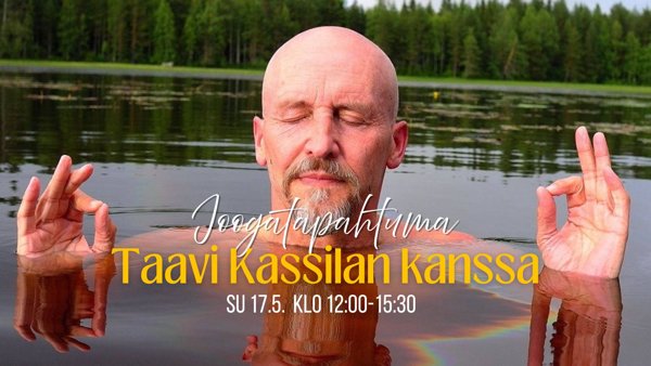 Product image of  Joogapäivä Taavi Kassilan kanssa - su 17.5. klo 12:00-15:30