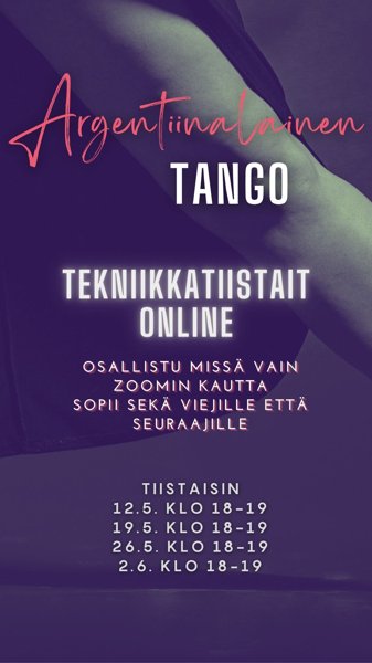 Product image of  Argentiinalainen tango TEKNIIKKATIISTAIT ONLINE 4krt