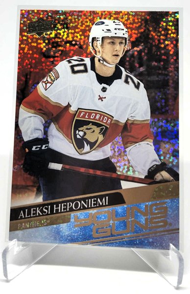 Product image of  2020-21 #716 Aleksi Heponiemi Young Guns Speckled Rainbow Foil