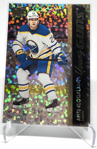 Product image of  2021-22 #221 Arttu Ruotsalainen Young Guns Speckled Rainbow Foil