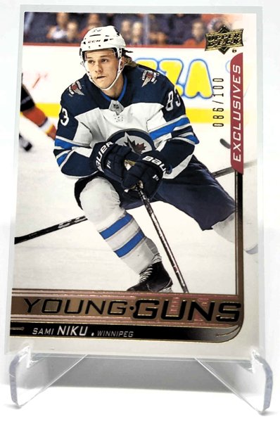 Product image of  2018-19 #474 Sami Niku Young Guns UD Exclusives /100