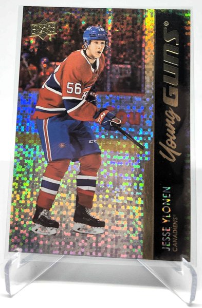 Product image of  2021-22 #485 Jesse Ylönen Young Guns Speckled Rainbow Foil