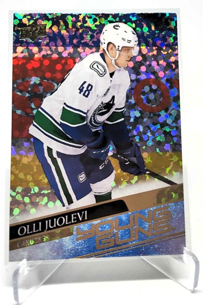 Product image of  2020-21 #222 Olli Juolevi Young Guns Speckled Rainbow Foil