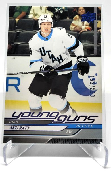 Product image of  2024-25 #458 Aku Räty Young Guns Deluxe /250