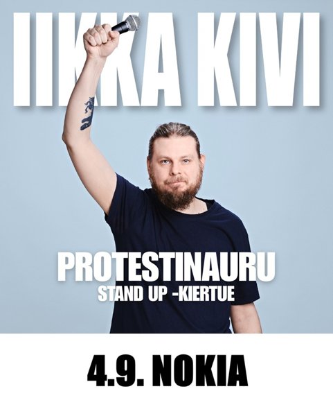 Product image of  Iikka Kivi - Protestinauru - Nokia 4.9.2026 PERUSLIPPU