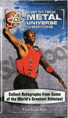 Product image of 2021 Upper Deck Skybox Metal Universe Champions Hobby Pack