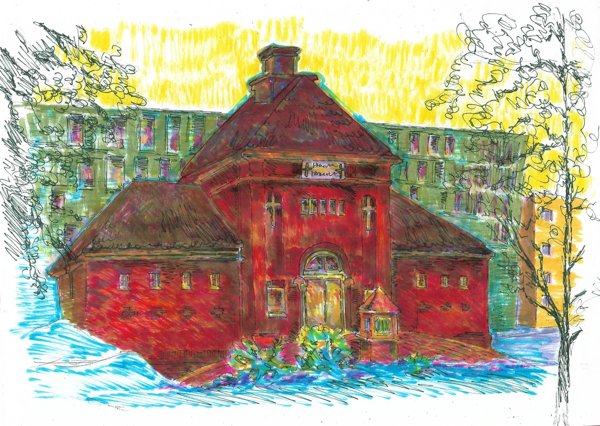 Product image of  Aleksis Kiven kadun vanha ruumishuone