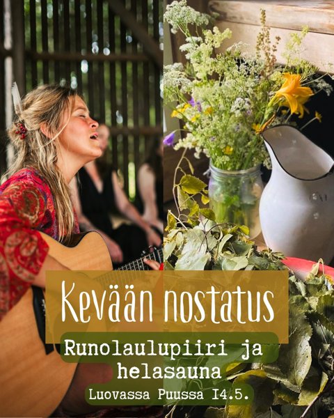 Product image of  KEVÄÄN NOSTATUS - Runolaulupiiri & Helasauna Luovassa Puussa