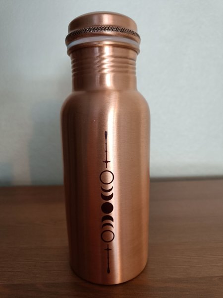 Product image of  Kuparipullo 500 ml Kuun vaiheet