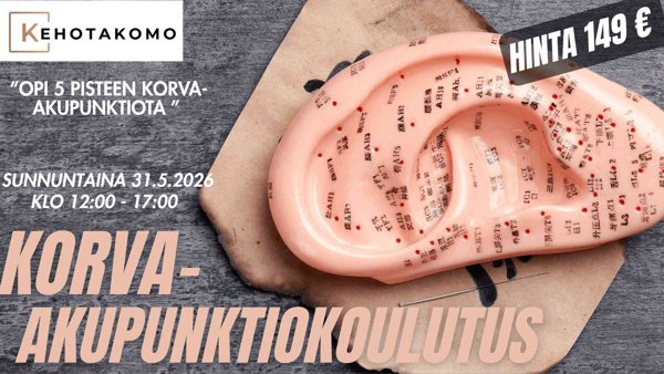 Product image of  Korva-akupunktiokoulutus (Nurmijärvi)