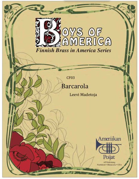 Product image of  Barcarola op. 67 no. 2 by Leevi Madetoja