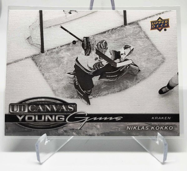 Product image of  2025-26 #C-99 Niklas Kokko Young Guns Canvas Black & White