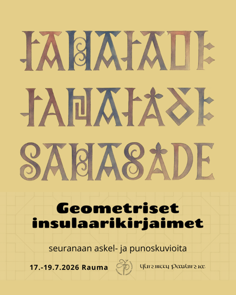 Product image of  Geometriset insulaarikirjaimet