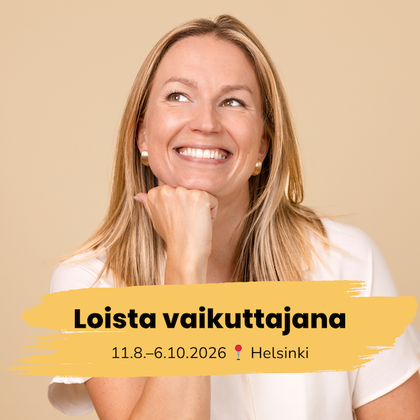 Product image of  Loista vaikuttajana syksy 2026 (1097 € + alv)