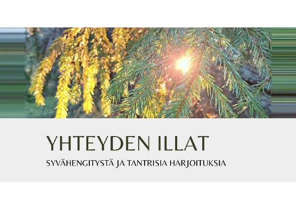 Product image of Yhteyden ilta to 21.5. klo 17.30-20.30