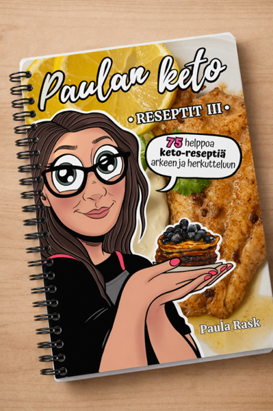 Product image of  Paulan keto reseptit 3 TULOSSA!