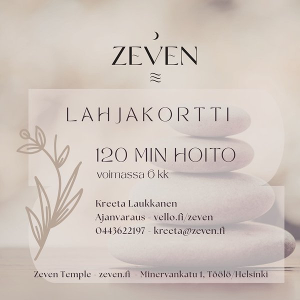 Product image of LAHJAKORTTI 120 min