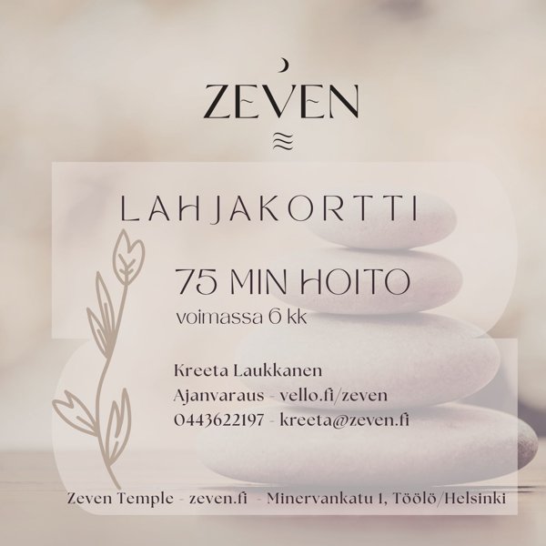Product image of LAHJAKORTTI hoito 75 min
